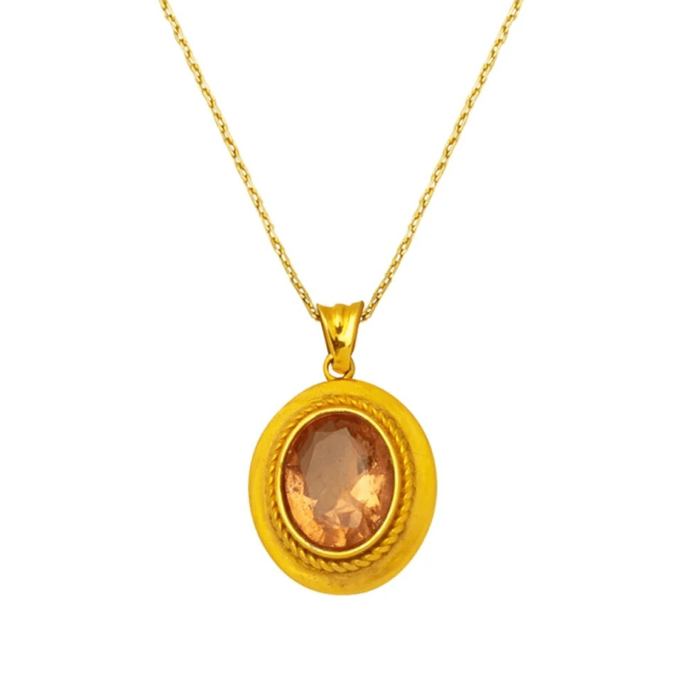 Sulnatayt Pearl Gold Necklace